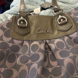 Coach Gray Signature Women's Bag